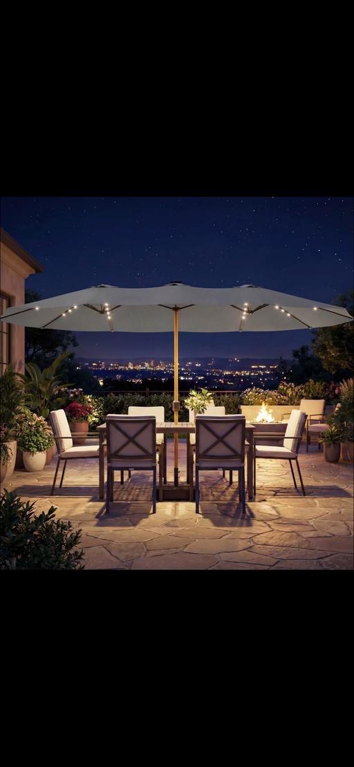 Buy & Sell Great Barr Birmingham - Photos for Double parasol with lights
