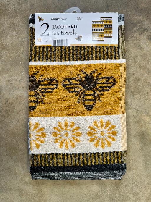 Buy & Sell Hillstown Bolsover - Photos for Jacquard Bees Tea Towels - 2 Pack