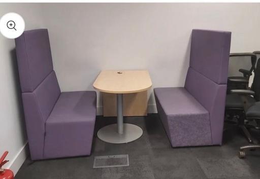 Buy & Sell Waddon South East London - Photos for Cubicle Booth Seating in purple(table includ)