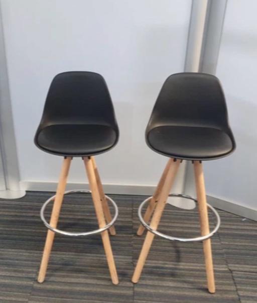 Buy & Sell Waddon South East London - Photos for Black stool set for kitchen(breakfast bar)