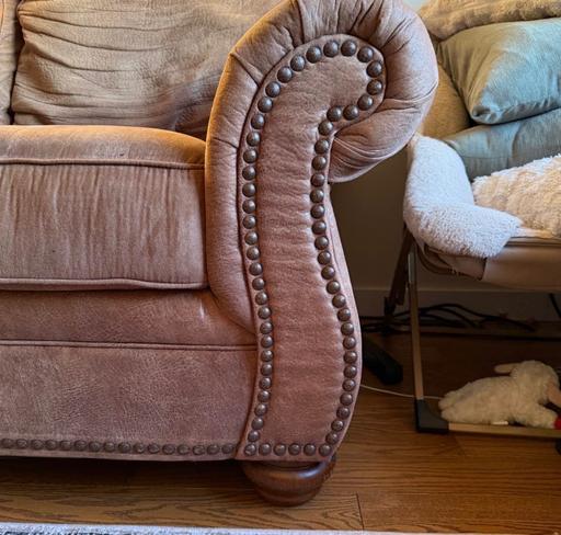 Buy & Sell Slough Town Centre Slough - Photos for Caramel Suede Sofa-Ashley Furniture