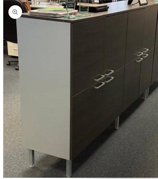 Buy & Sell Waddon South East London - Photos for Pre-owned Brown office cabinet