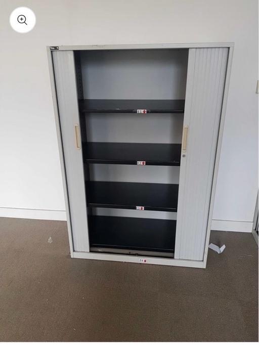 Buy & Sell Waddon South East London - Photos for Medium Grey rolling door office cabinet,