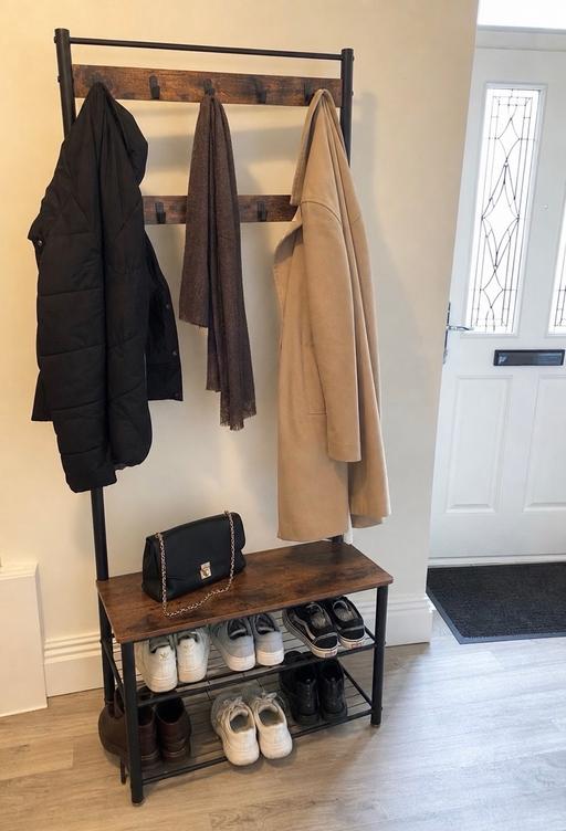 Buy & Sell Blackhorse Road East London - Photos for Coat Rack with Bench & Shoe Storage