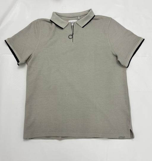 Buy & Sell Heston South West London - Photos for Firetrap Grey Zip Polo T-Shirt