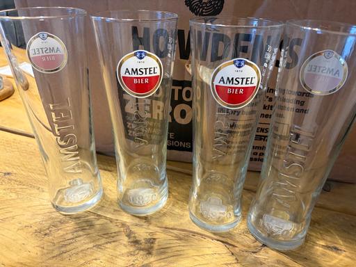Buy & Sell Stoneycroft Liverpool - Photos for 33 brand new Amstel Beer Glass - Pint