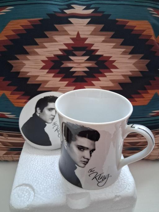 Buy & Sell Woodgate Birmingham - Photos for Elvis Fine China Mug & Coaster New