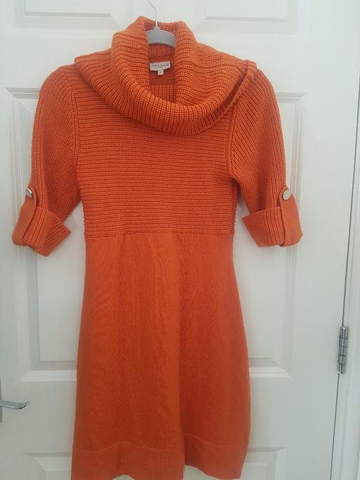 Buy & Sell Biddenham Bedford - Photos for karen millen orange cowl neck sweater dress