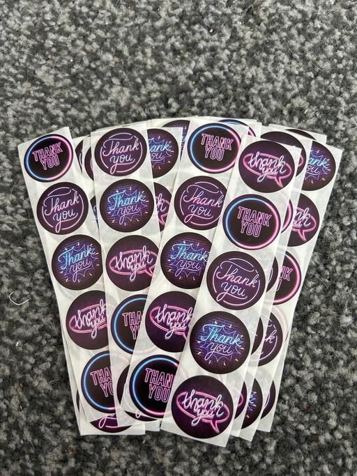 courses Birmingham City Centre Birmingham - Photos for 100 Thankyou stickers