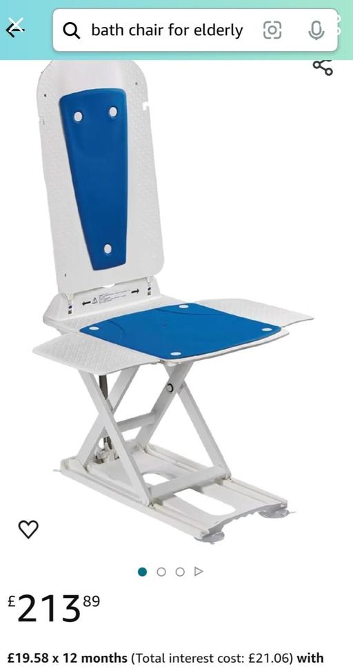  — Power Bath Chair for elderly/disabled