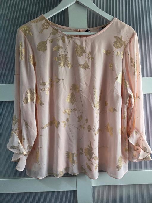 Buy & Sell Weston Point Halton - Photos for Size 16 pink & gold blouse top