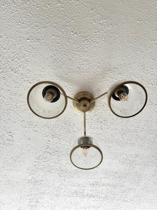 Buy & Sell Hem Heath Stoke-on-Trent - Photos for Brass 3 light ceiling fitting