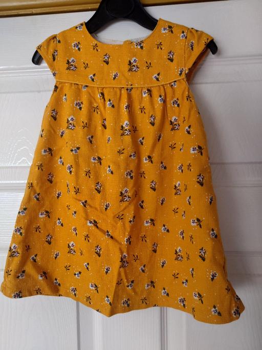  — Girls yellow dress size 18-24 months