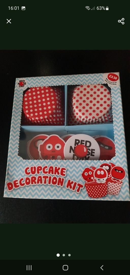 Buy & Sell Upper Gornal Dudley - Photos for red nose day cupcake decoration kit