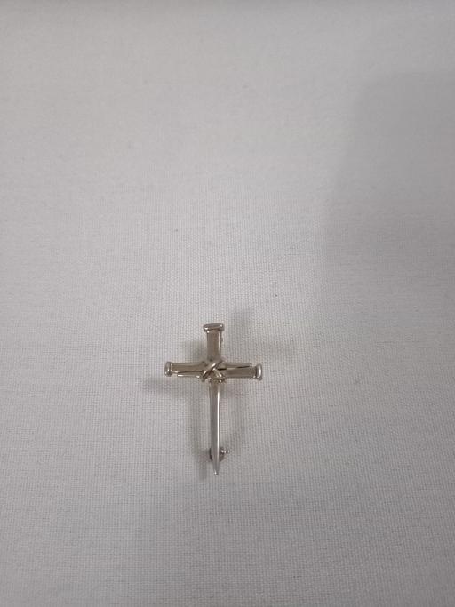 Buy & Sell Hall Green Birmingham - Photos for VINTAGE SILVER RELIGIOUS CROSS OF NAILS BROOC