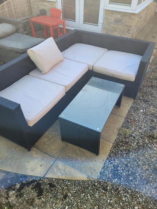 Buy & Sell Mitton Ribble Valley - Photos for garden sofa with coffee table