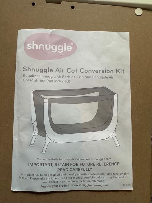 Buy & Sell Millbrook Central Bedfordshire - Photos for Shnuggle Air Bedside Crib