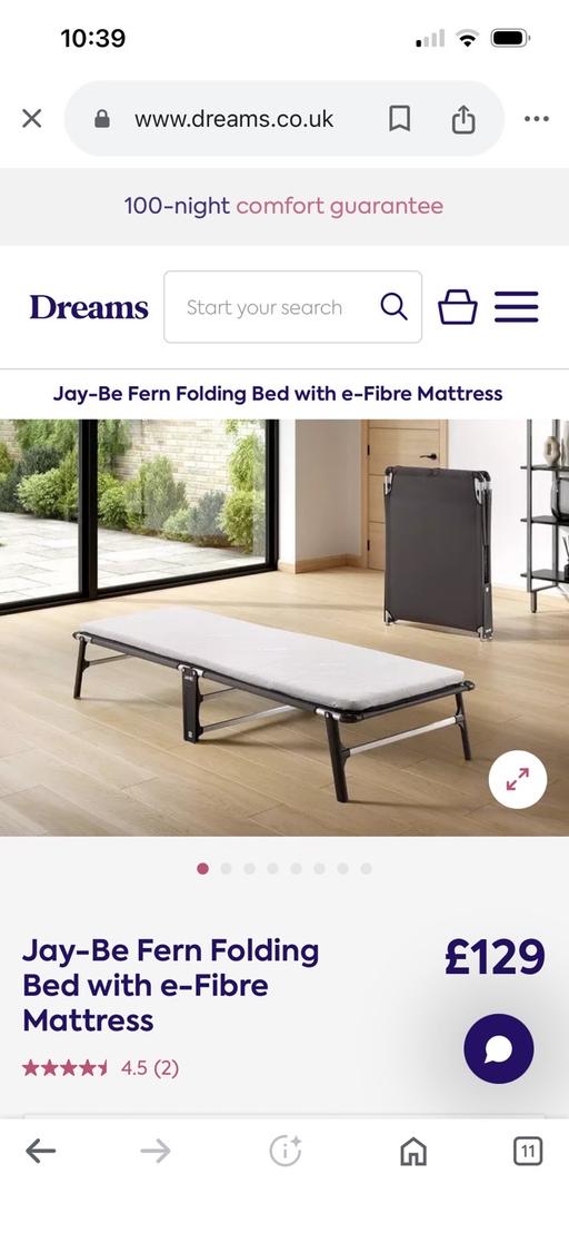 Buy & Sell Rubery Birmingham - Photos for Jay-be folding guest bed