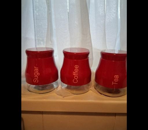 Buy & Sell Woodgate Birmingham - Photos for Glass Tea, Coffee &Sugar Jars