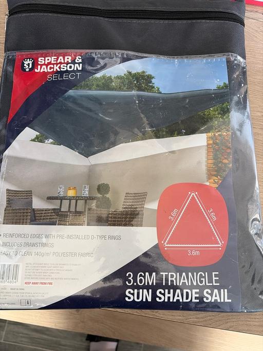Buy & Sell Duckmanton Chesterfield - Photos for Spear & Jackson sun shade sail