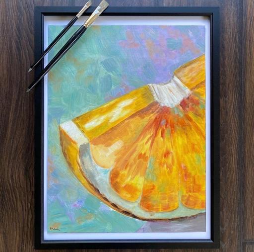 Buy & Sell Binley Coventry - Photos for Oil Painting | Orange Slice | Abstract 