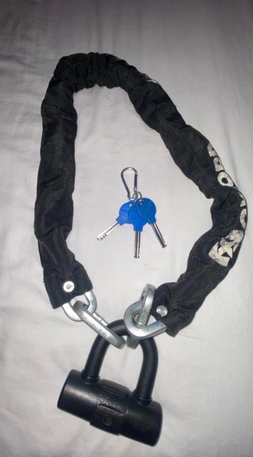 Vehicles Stockwell South West London - Photos for Motorcycle chain + disc lock