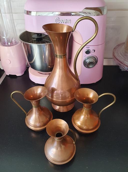 Buy & Sell Upper Gornal Dudley - Photos for vintage copper jug set x 4
