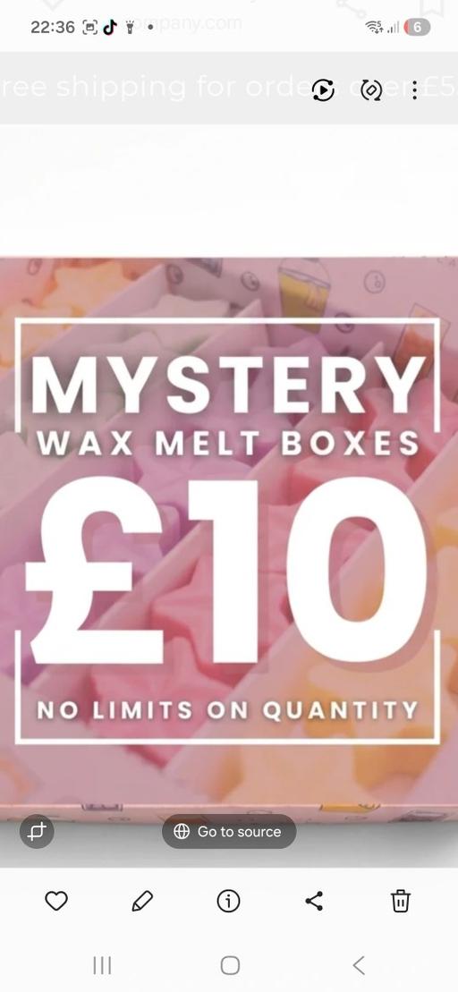 Buy & Sell Redditch Worcestershire - Photos for WAX MELT MISTERY BOX ASSORTED SCENTS