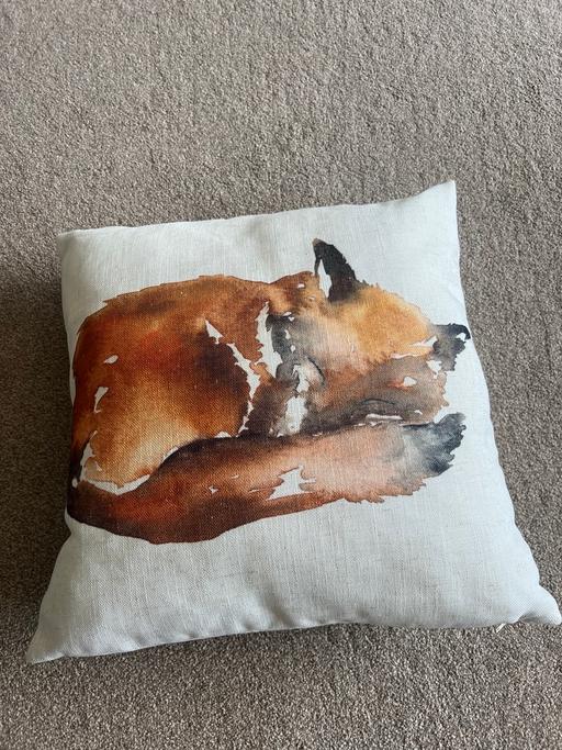 Buy & Sell Bournville Birmingham - Photos for 1 x fox pattern cushion like new