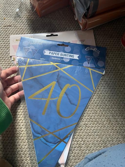 Buy & Sell Wednesfield Wolverhampton - Photos for 12 foot age 40 bunting