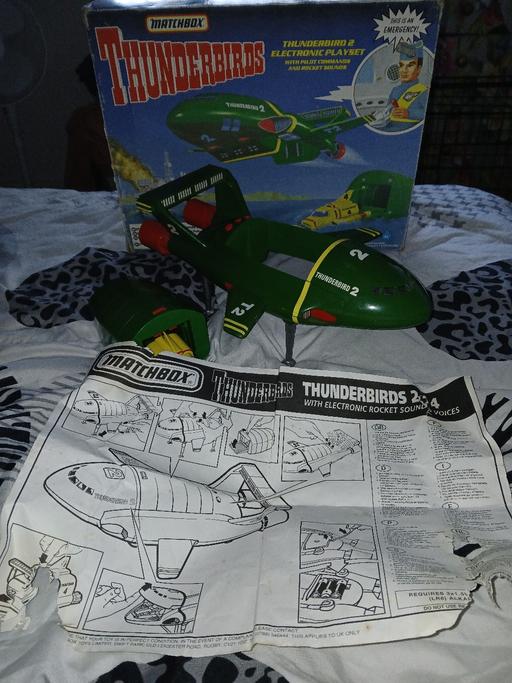  — matchbox thunderbird 2 elec playset