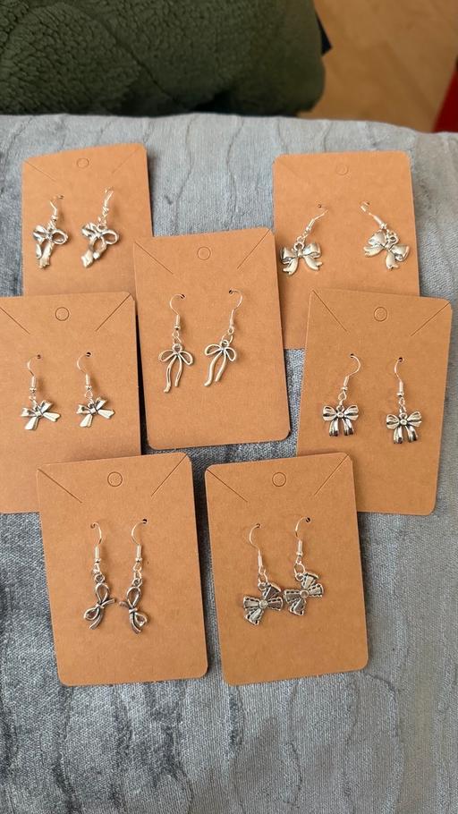 Buy & Sell Southwick Sunderland - Photos for 🎀Silver Bow Earrings 1 for £3 or 3 for £7.50