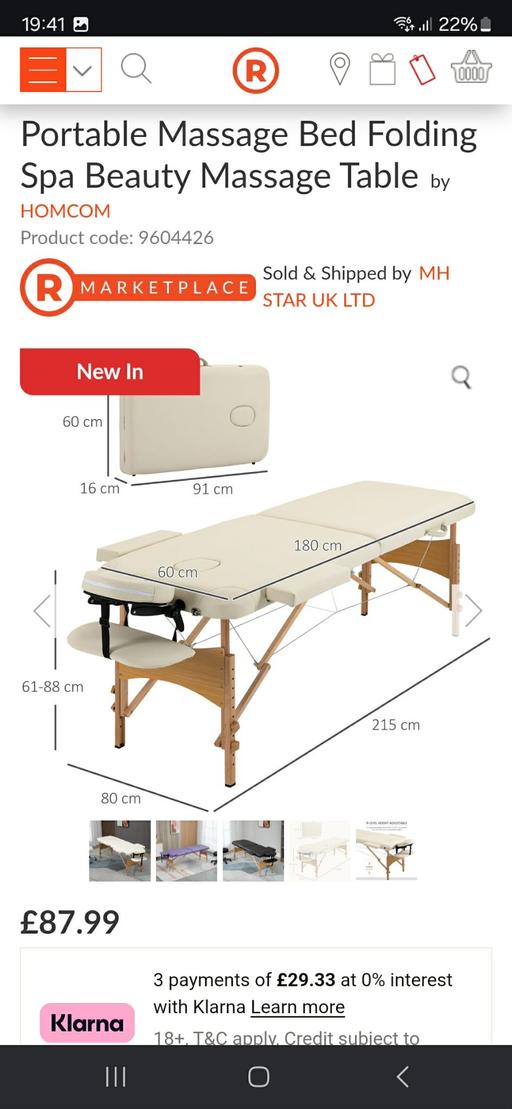 Buy & Sell Oldbury Sandwell - Photos for Portable Massage Bed Folding Spa Beauty Massa