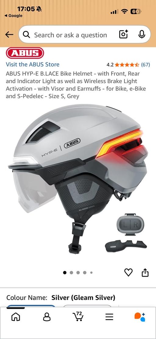 Buy & Sell Bradwell Newcastle-under-Lyme - Photos for Abus hyp-e BL.ace helmet