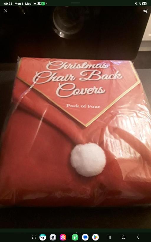  — Christmas chair covers