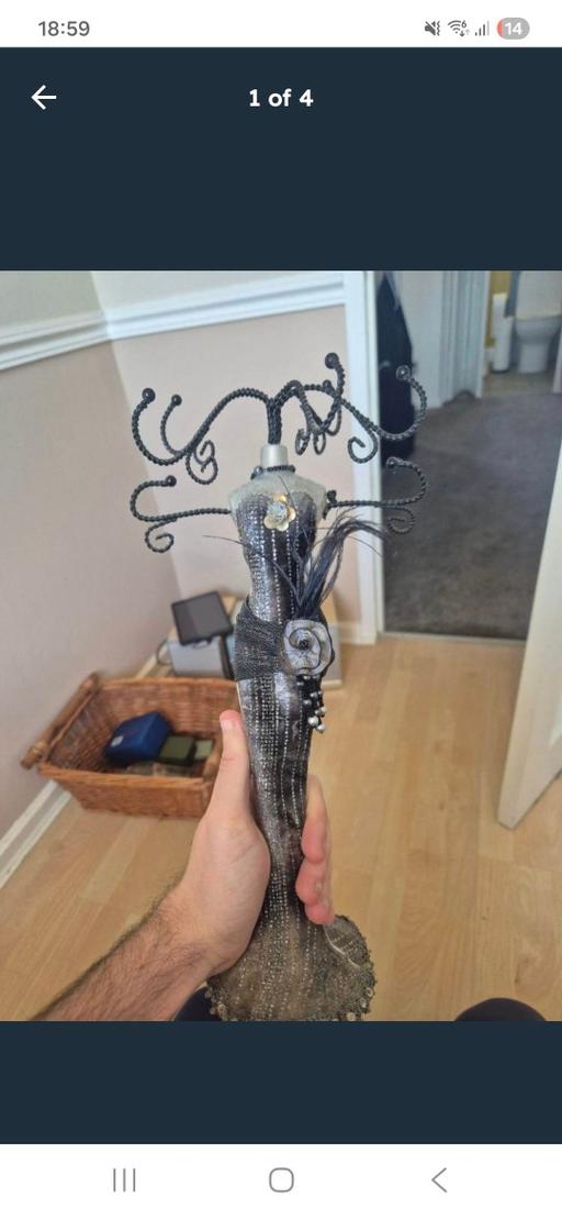 Buy & Sell Greasbrough Rotherham - Photos for Black Mannequin Jewellery Stand