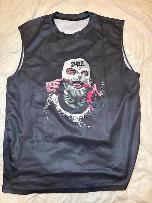 Buy & Sell Watford Town Centre Watford - Photos for Men’s Graphic Sleeveless Tank Top Black Vest