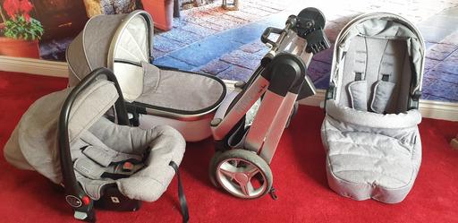 Buy & Sell Woodcross Wolverhampton - Photos for 3 in 1 Grey Travel System Pram Marvel