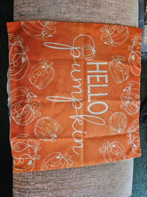 Buy & Sell Broomhill Cannock Chase - Photos for BN linen 'hello pumpkin' cushion cover