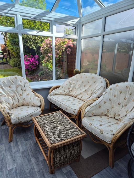 Buy & Sell Bartley Green Birmingham - Photos for wicker conservatory set and table