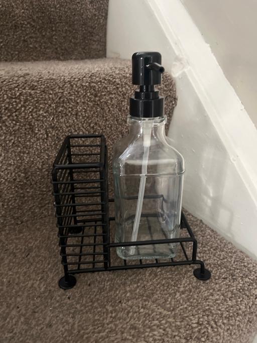 Buy & Sell Conisbrough Doncaster - Photos for TK Maxx string black iron holder and bottle