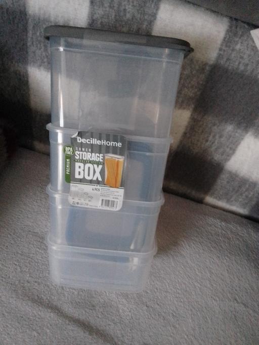 Buy & Sell Bournville Birmingham - Photos for Plastic food storage boxes x 4