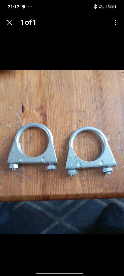 Vehicles Upper Cambourne South Cambridgeshire - Photos for universal exhaust U bolt clamp set - 48 mm