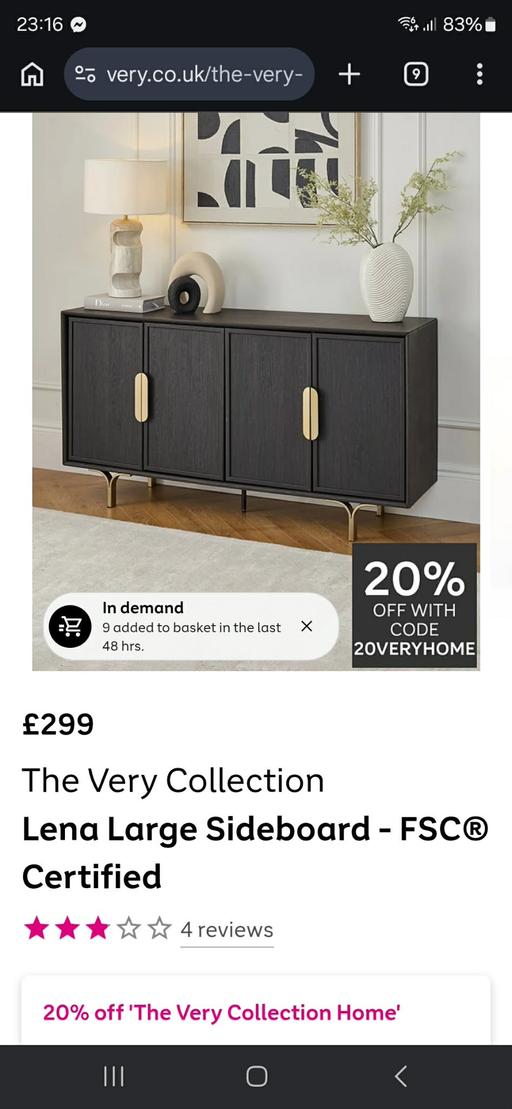 Buy & Sell Hurst Green Dudley - Photos for Lena Large Sideboard - FSC® Certified