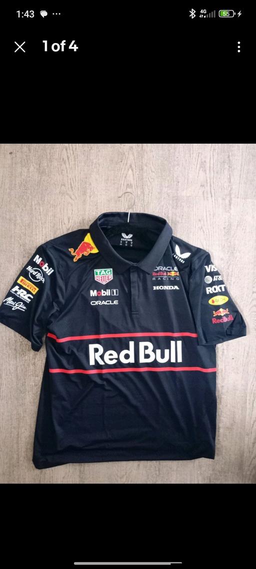 Buy & Sell Upper Cambourne South Cambridgeshire - Photos for Red Bull Racing Polo T-Shirt 2025 in size XL