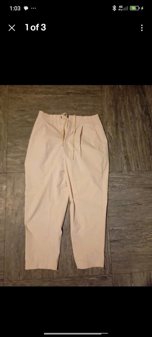 Buy & Sell Upper Cambourne South Cambridgeshire - Photos for Theory Cream Ladies Wide Leg Trousers