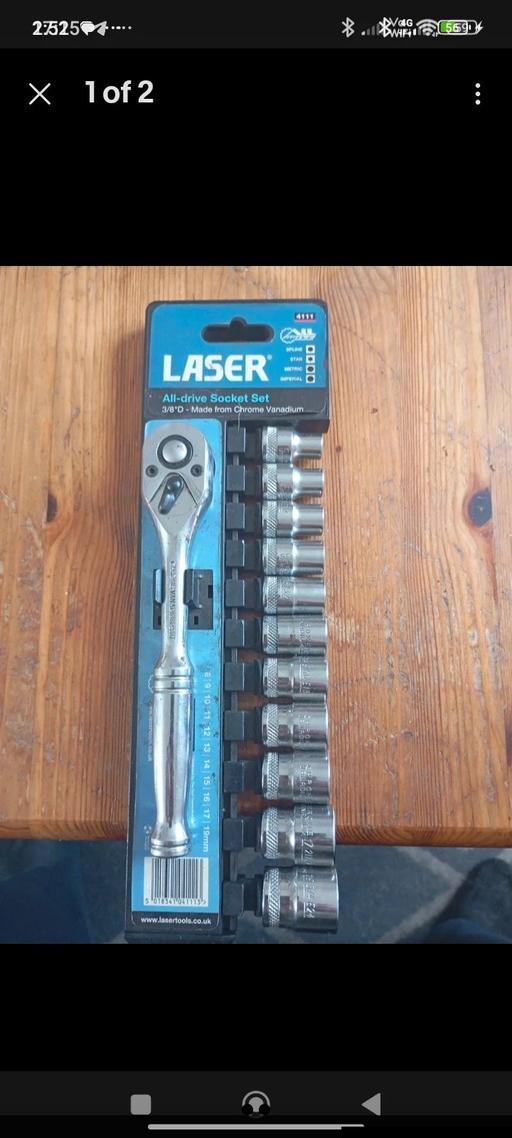 Buy & Sell Upper Cambourne South Cambridgeshire - Photos for Laser Tools 4111 Alldrive Socket Set