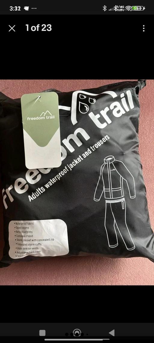 Buy & Sell Upper Cambourne South Cambridgeshire - Photos for The Freedom Trail Adults Waterproof Jacket