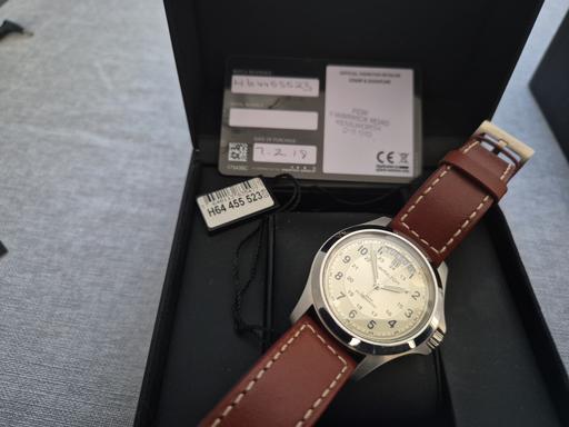 Buy & Sell Burton Latimer North Northamptonshire - Photos for The Hamilton Khaki Field Silver Men's Watch