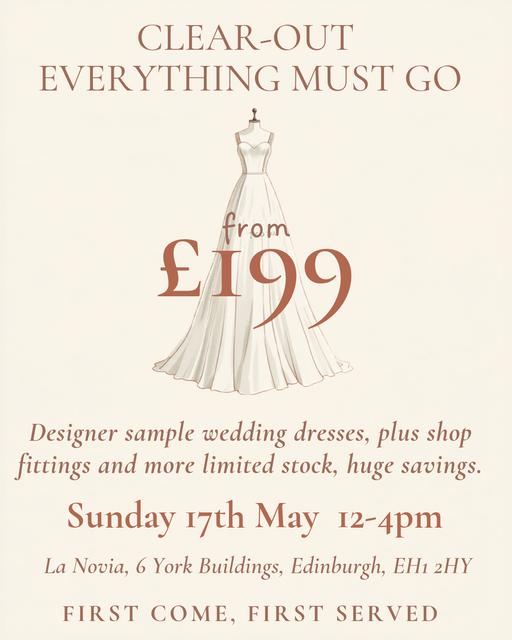 Buy & Sell Edinburgh Edinburgh - Photos for wedding sample sale dresses clear out